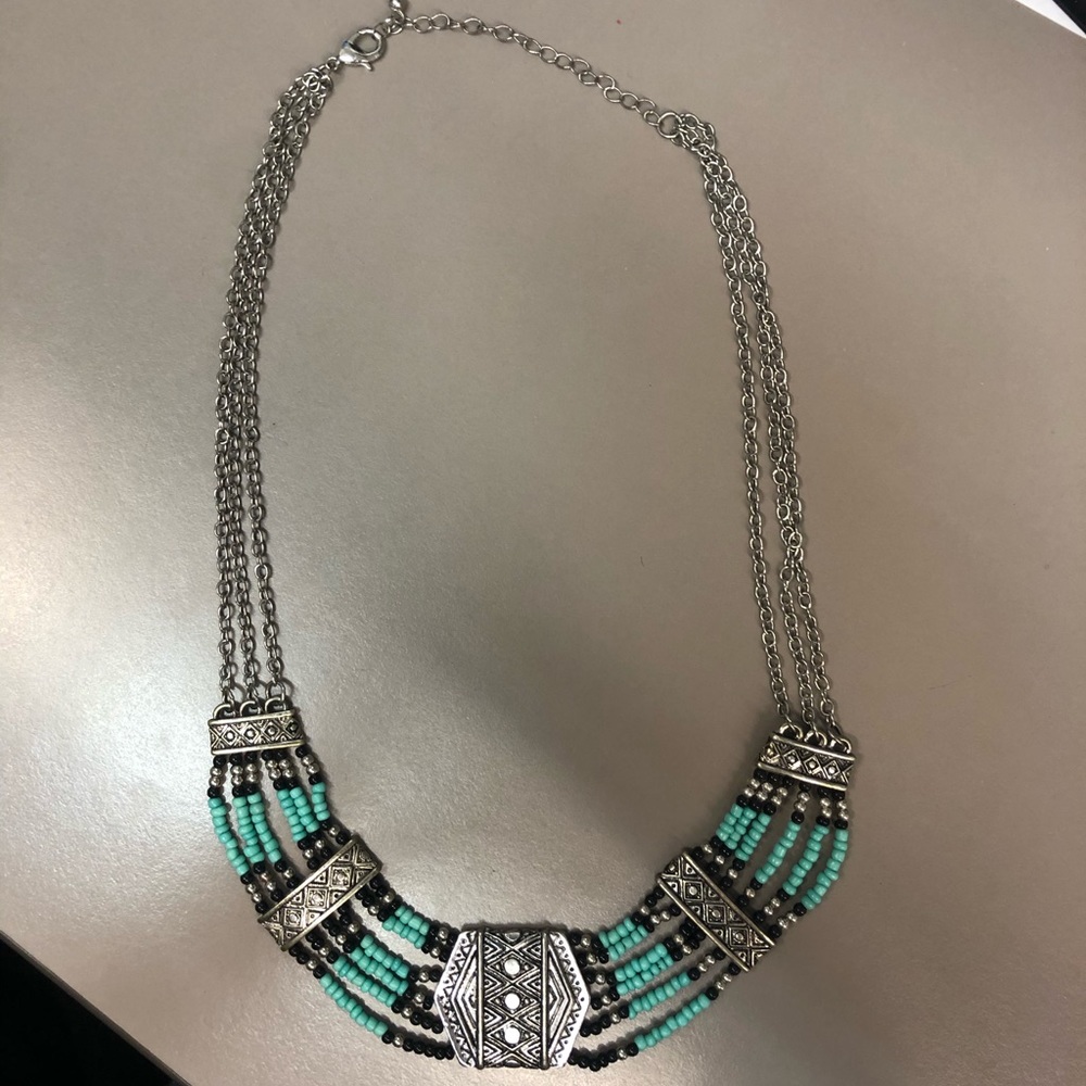 🗿Aztec Beaded Designed Necklace🗿